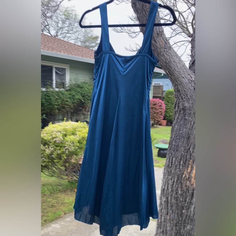 Deep Turquoise/Blue Event Dress - Picture 4 of 10